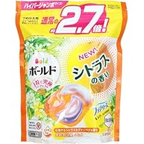 Amazon.co.jp: ボールド 洗濯洗剤 ジェルボール 4in1 シトラス